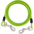 thumbnail image 1 of 3m/10ft Dog Tie Out Cable,steel Wire Pet Leash Reflective Canine Lead For Medium Large Dogs Up To 130lbs, 1 of 5