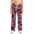 thumbnail image 7 of Zydvens Women's Halloween Pajama Pants - High Waisted Wide Leg Lounge Pants with Pockets - Elastic Drawstring Soft Sleepwear PJ Bottoms - Spooky Skeleton Ghost Pumpkin Printed Lounge Underwear S-3XL, 7 of 7