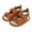 Brown, variant on piuwrlz Sandals For Toddler Girls Sandals Prewalker Cotton Soft Antiskid Soft Sole Babys Shoe Black Size 12-18 Months