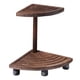 thumbnail image 1 of Estante esquinero de madera de 2 niveles for encimera, elevador de madera decorativo for exhibición, 1 of 6