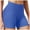 Blue, variant on felwors High Waisted Biker Shorts Tummy Control Seamless Workout Yoga Running Volleyball Red for Size M