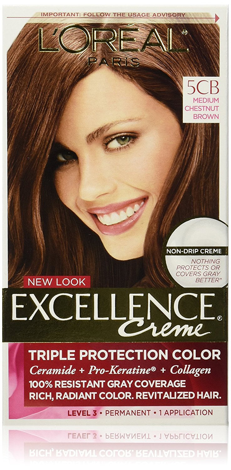 L'Oréal Paris Excellence Créme Permanent Hair Color, 5CB Medium