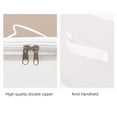 thumbnail image 3 of Transparent Storage Boxes 7-Piece Set, Folding Organizer for Clothing, Toys, Quilts, Home Storage with Reinforced Handles and Double Zipper Closure, 3 of 7