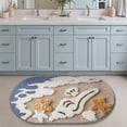 thumbnail image 6 of Starfish Shell Beach Bath Mat Soft Absorbent Non Slip For Bathroom Kitchen Entryway Decor Bathroom Rugs Coffee 24*16 In, 6 of 9