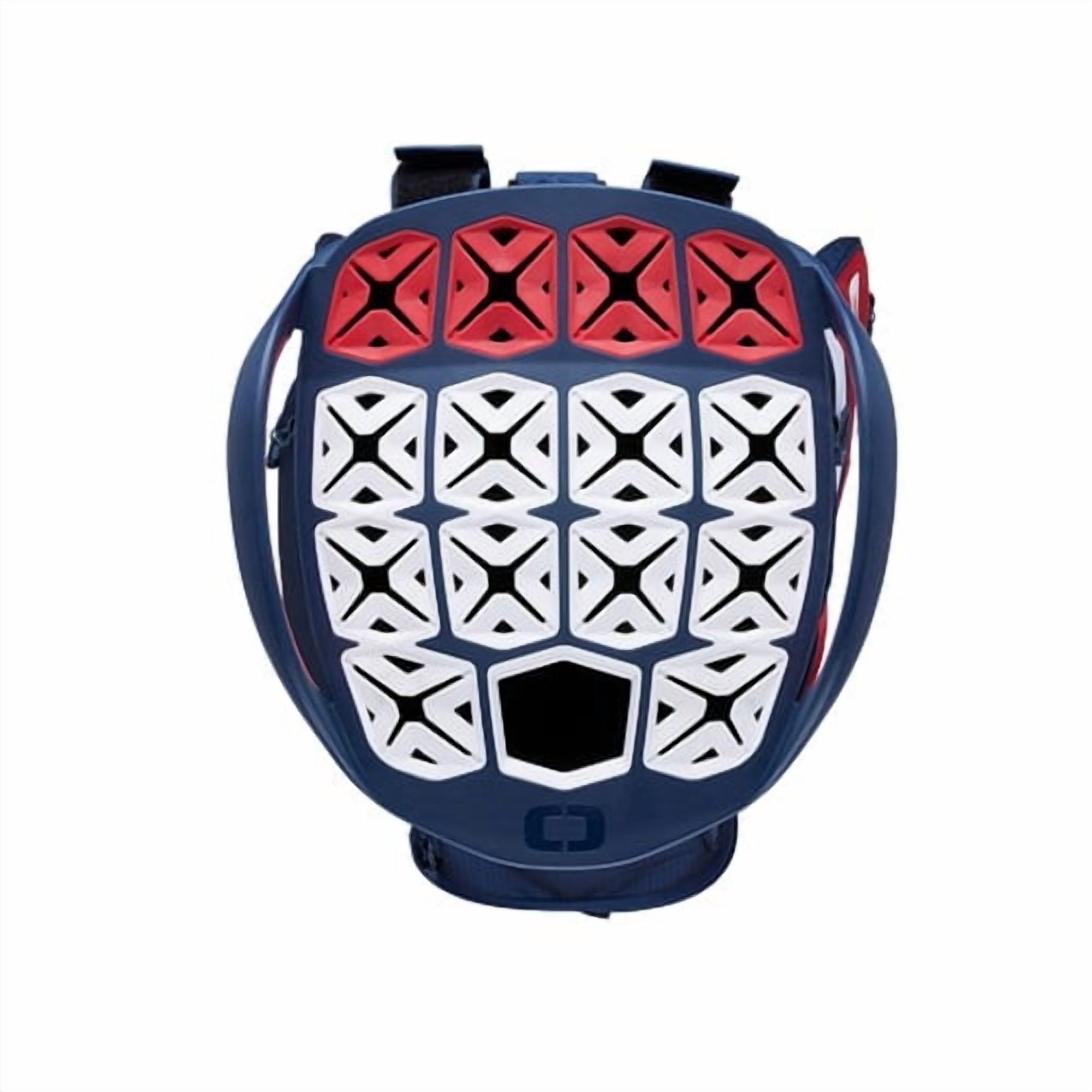 NEW Ogio Golf Silencer Cart Bag 15-Way Top - Red / White / Blue