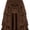 New Ruffle-brown, variant on 2026 Summer Women's Gothic Steampunk Skirt Renaissance High and Low Chest Skirt