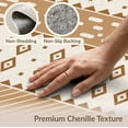 thumbnail image 6 of ODIKA 3'x5' Brown Natural Malta Handwoven Design Washable Accent Rug Geometric Patterns with Modern Touch for Bedside, Nursery Room, Pet Friendly & Non-Shedding, 6 of 7