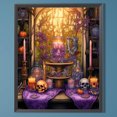 thumbnail image 2 of 5D DIY completo cuadrado taladro diamante pintura Halloween mágico espacio kit decoración JShteea El nuevo, 2 of 9