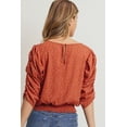 thumbnail image 4 of Smocked Band Top With Shirring Puff Sleeve, 4 of 5