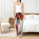 thumbnail image 4 of Fotbe Colorful Dachshund Art Pantalones de Pijama para Mujer, Pantalones de Dormir, Pantalones Pj con Cordón y Bolsillos-3X-Large, 4 of 6