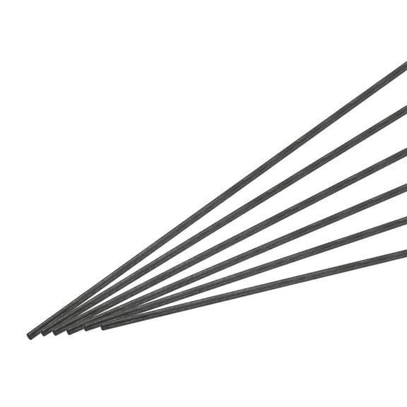 Uxcell 15 Pack Carbon Fiber Rod, 1.5mm x 150mm for RC Plane DIY Tool Wing Tube Quadcopter Arm