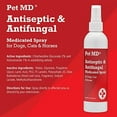 thumbnail image 3 of Pet MD Topical Spray for Dogs, Cats, and Horses with Essential Fatty Acids, Aloe and Vitamin E - 8 oz, 3 of 4