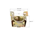 thumbnail image 3 of Unique Bargains M12 Cage Nuts for Server Rack Furniture Carbon Steel Yellow Zinc Plated 10Pcs, 3 of 3