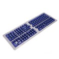thumbnail image 3 of Gaming Keycaps, PBT Keyboard Keycaps PBT Material OEM Height Ergonomic Design 132key  For Mechanical Keyboard Blue Yellow Letters, 3 of 8