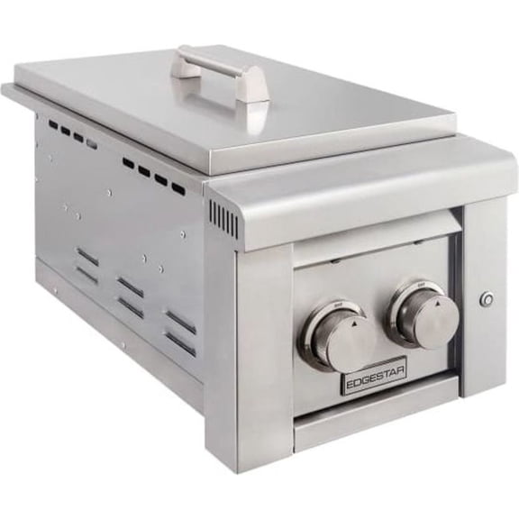 Edgestar Esb2lp 26000 BTU 13" Wide Liquid Propane Side Burner - Stainless Steel