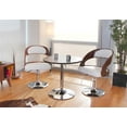 thumbnail image 4 of LumiSource Brown Adjustable bar Table, 4 of 5
