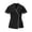 🔥 Black, variant on Sentmoon Scrub T Shirts for Women Women's Nurses Tunic Uniform Clinic Carer V Neck Protective Clothing Streetwear for Work & Office XXL
