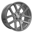 thumbnail image 3 of OE Wheels DG51 22 Inch Rim Fits Ram SRT Style 5x139.7 22x10 Gloss Gunmetal - Hollander 2223 (1), 3 of 5