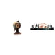 thumbnail image 1 of Reloj de mesa moderno con figura de ciervo, ideal para estantería de oficina, dormitorio, armario, jardín, valla o porche., 1 of 8