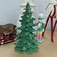 thumbnail image 3 of Holiday Time 7in Green Ceramic Tree Decor, 3 of 4