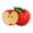Apple, variant on PARTGRE 3D Fruit Fridge Magnets, 2.36 X 1.57 In, Strong Magnetic Hold For Secure Placement, Decorate Kitchen Or Office With Playful Charm