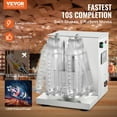 thumbnail image 2 of VEVOR Milkshake Maker Machine, 120W Commercial Milk Tea Shaker Machine, Double Head Milk Shake Mixer Machine, 2 of 9