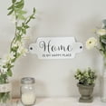 thumbnail image 2 of Home is My Happy Place Enameled Metal Wall Plaque 11 Inches, 2 of 2