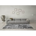 thumbnail image 3 of Ahgly Company Indoor Round Abstract Gray Modern Area Rugs, 8' Round, 3 of 4