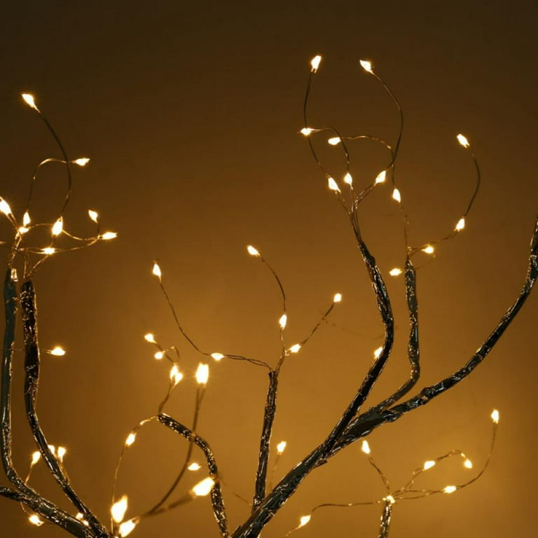 Nakolulu Bonsai Tree Light for Room Decor,108 Led Fairy Light Spirit Tree,  20 Firefly Tree Lamp Battery and USB Operated, Lighted Tree for Gift