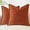 Rust, variant on decorUhome Chenille Throw Pillow Covers 18x18 Set of 2, Soft Farmhouse Decorative Pillow Covers, Rust(Pillow Cover Only, No Inserts Included)