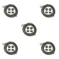 thumbnail image 1 of Minnieouse Paquete de 2 cordones para zapatos * Seguridad reflectante Bloqueo elástico Cordones brillantes ajustables Cuerdas Cuerdas nocturnas Type2 NO2, 1 of 6