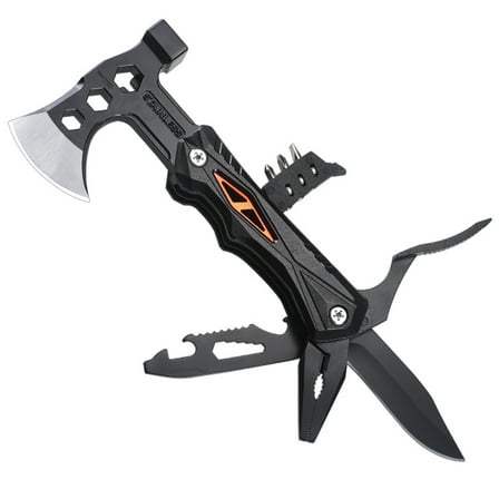 Multifunctional Axe Hammer Portable Tool With Hex Wrench, Pliers, Screwdriver And Bottle Opener - Tactical Axe For Camping, Outdoors, Emergencies BirthdayGifts for Men