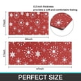 thumbnail image 7 of Red Christmas Snowflake Pattern Kitchen Rugs Sets Of 2,Anti Fatigue Kitchen Mat Rugs Non Slip Washable,Decorative Kitchen Floor Mats for Kitchen,Sink,Laundry,17"x30"+17"x47", 7 of 7