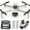 Gray, variant on Foldable Drone Built-in LCD Screen on Remote, Wefone L106 GPS Drones with Camera for Adults 4K, Lightweight, Under 249g, 2 Batteries, Gray