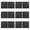 Black, variant on sunsanly 12Pcs Extra Thick Yoga Mat High Density EVA Foam Interlocking Floor Tile Home Gym Fitness Exercise Pad Cushion Workout Equipment