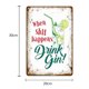 thumbnail image 2 of Cartel de Metal con Alcohol Vintage, placa de estaño, cartel Retro para Bar Club, 20x30cm, 2 of 7