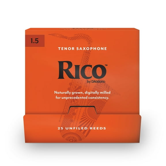 Rico by D'Addario Tenor Saxophone Reeds 2.0, 25-Count Single Reeds