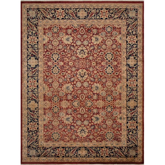 Versailles Safiye Red/Blue Rug, 9'1" x 11'4"