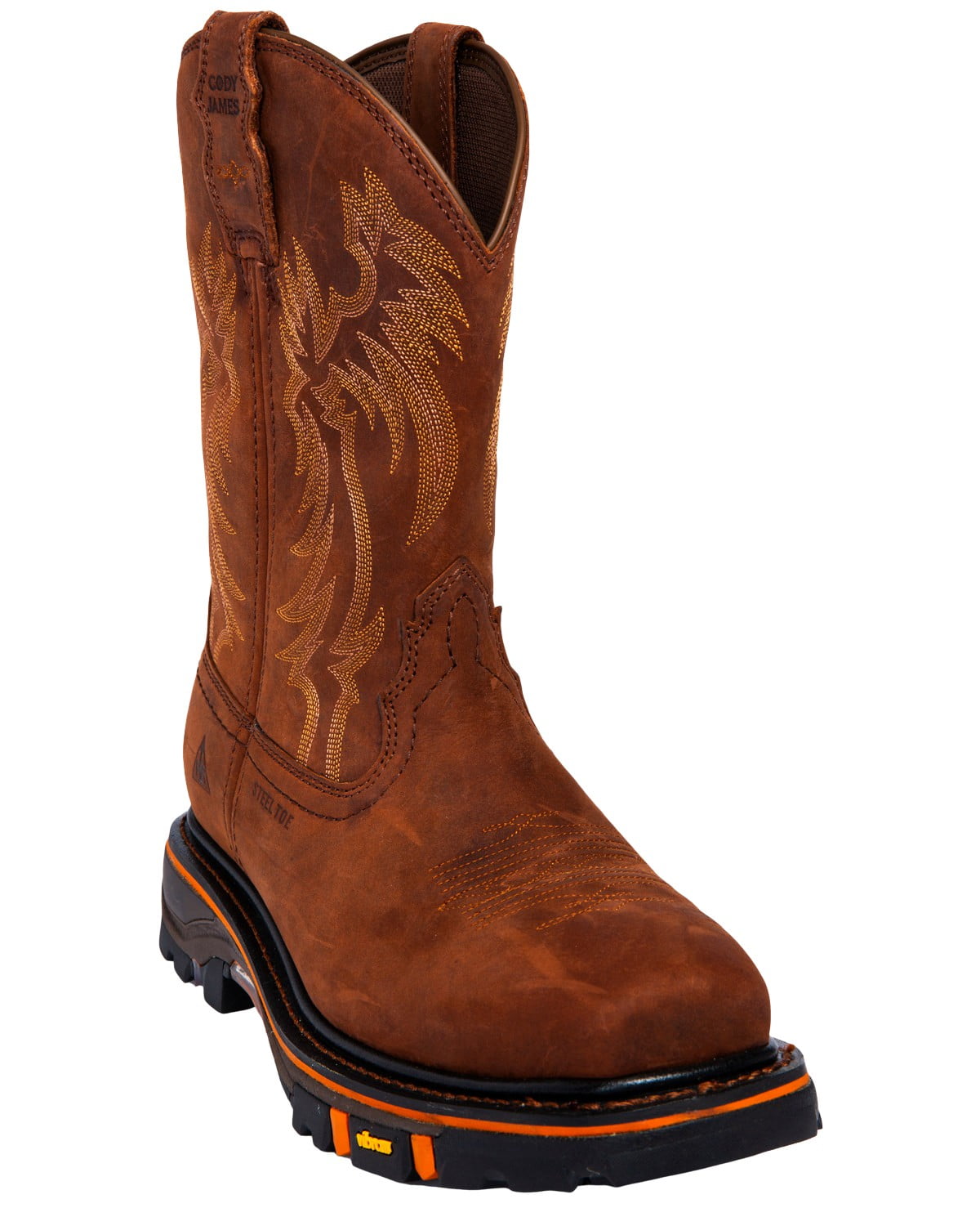 Cody James Men S Decimator Dirty Dog Pull on Work Boot Composite Toe Brown 11 D Cody James Men main image 2