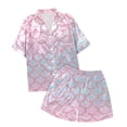 thumbnail image 4 of Luvoko Mode Enfant Imprimé Bouton Bas Col Rabattu Manches Courtes Haut Shorts Ensemble Pyjama Robe Lapin pour Filles Couverture Tout-Petit Robe 4t Fille Robe Rose Douce Robe Filles Robe Enfants Fermeture Éclair Robes, 4 of 4