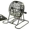 thumbnail image 4 of Juego De Mesa De Bingo, Juego De Bingo De Lujo Fácil De Leer Con Jaula Para Diversión Familiar, 4 of 8