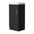 thumbnail image 1 of FM FURNITURE Toledo Bathroom Vanity 1 Door Engineered Wood Black, 1 of 7