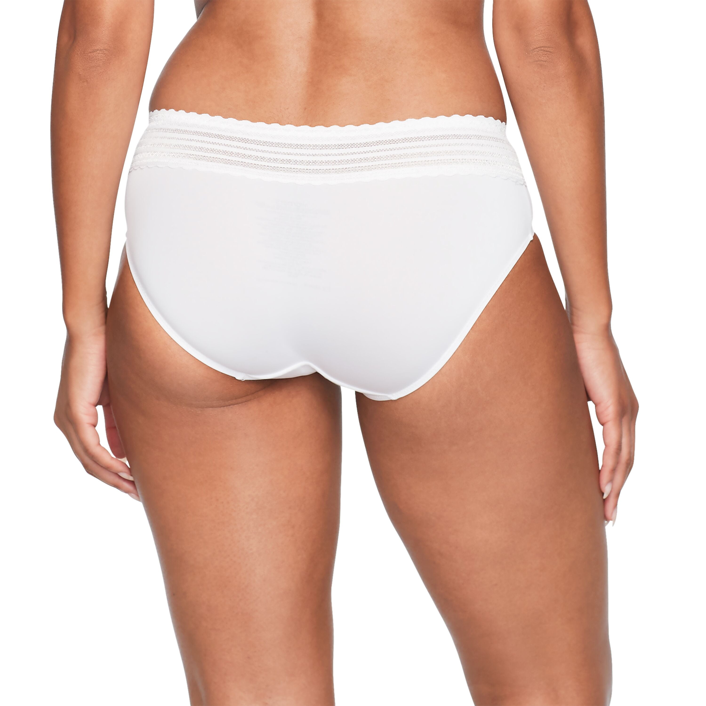 Warners® Blissful Benefits Women's Dig-Free Comfort Mid Waist Microfiber Hipster With Lace 3-Pack S-3XL