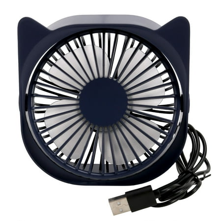 

Personal USB Fan Outdoor Office Fan Adjusted Desk Table Fan (Blue)
