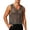 Gray, variant on VSSSJ Men's Crochet Tank Tops Hollow Out Loose Knit Summer Sleeveless Tops Crew Neck Casual Vacation Beach See Through T Shirts Black Free Size