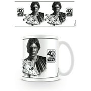 Star Wars - 40th Anniversary Edition - Ceramic Coffee Mug / Cup (Han Solo & The Millennium Falcon)