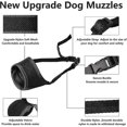 thumbnail image 3 of M Bozal para perro, bozal anticaída de nailon suave, bozal para perro bebible transpirable de malla de aire con bucle ajustable, 3 of 5