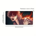 thumbnail image 5 of Anime-Themed Large Mouse Pad for Gaming - Non-Slip, Rubber Base, High-Definition Printed Design, Durable Stitched Edges - Ideal for Home & Office, Desk Accessory, PC & Study - Creative Animation Scene, 5 of 5