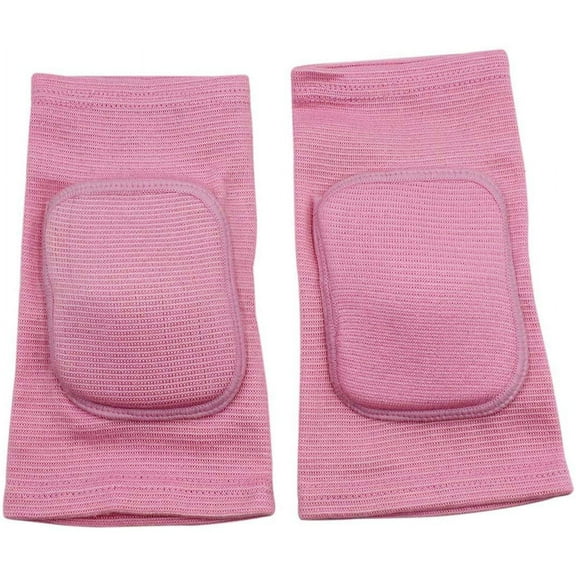 Cribun Children Knee Brace Sponge Sleeves Breathable Flexible Elastic Support Protector Cover 1 pair Pink
