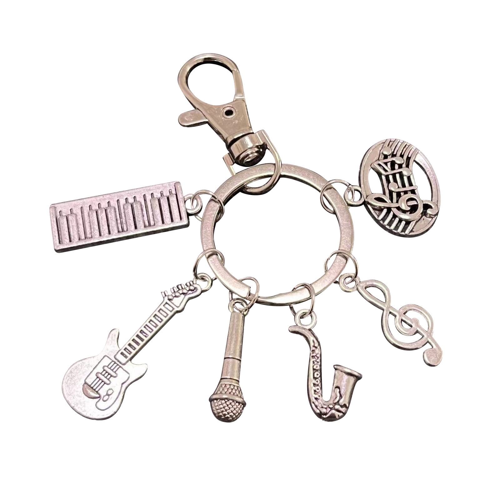 Key Chains Women For Car Keys Music Instruments Key Chain Metal